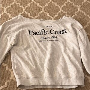 Garage Pacific Coast Light Gray Pullover Sweatshirt